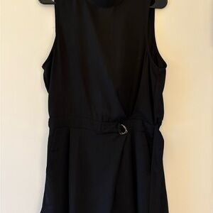 Elegant Black Sleeveless Romper